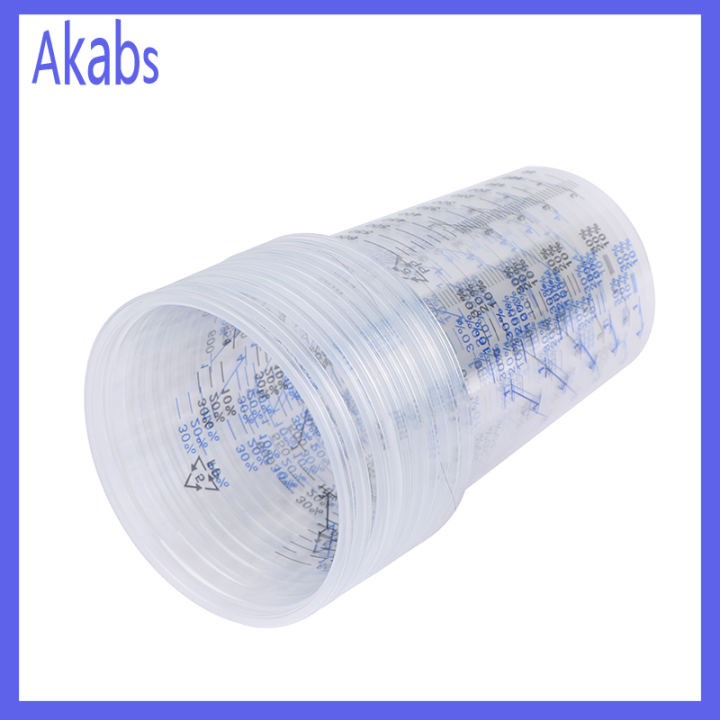 Akabs 10pcs 600ml Plastic Paint Mixing Cup Mixing Pot Paint Mixing
