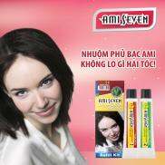 Nhuộm phủ bạc dược thảo Ami Seven Speedy Permanent Hair Colornhanh 7 phút