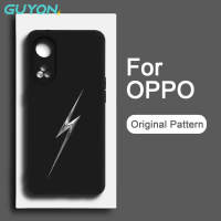 Guyon  เสค สำหรับ OPPO Reno7 Reno8T  Reno8 Pro Reno7Z 5G เคสนิ่มลายดีไซน์ดั้งเดิมซิลิโคนเหลวกันกระแทก