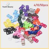 YOUTH BEAUTY 4/10/50pcs ลดกระหน่ำ 3/8andquot; 10mm อุปกรณ์เสริมสร้อยข้อมือ Paracord อะไหล่กระเป๋าค่าย หัวเข็มขัดด้านข้าง สายคล้องคอสุนัข เครื่องมือกลางแจ้งสายรัด