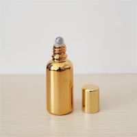 【CW】 10ml 15ml 20ml 30ml 50ml 100ml Gold Roll On Bottle For Essential Oils Refillable Perfume Bottle Deodorant Containers