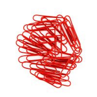 High Quality Red Notebook Bookmark binder Paperclips Accessories Paper Clips Binding Office Stationary Supplies