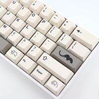 ~ Cherry Profile keycap ปลอกคีย์บอร์ด 126 คีย์ Pbt สําหรับ Rk61 Gk61 64 87 96 104 108 Cherry Profile