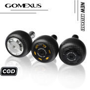 Gomexus 38mm Núm Máy Câu Thủy Thủ Bằng Sợi Carbon Cho Shimano Twinpower