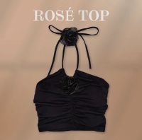 เสื้อ Black ROSE top