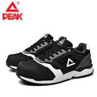 PEAK Steel Toe Safety รองเท้าทำงานน้ำหนักเบา Breathable Anti-Smashing รองเท้าผ้าใบลำลองกันลื่น