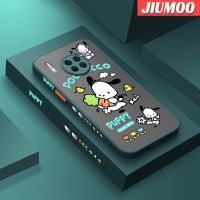 เคส JIUMOO สำหรับ Huawei Mate 30 Pro Mate 30 Lite,เคสการ์ตูนแครอท Pochacco บางขอบสี่เหลี่ยมด้านข้างดีไซน์ใหม่กันกระแทกมีน้ำค้างแข็งโปร่งใสแข็งเคสมือถือปลอกซิลิโคนคลุมทั้งหมดเคสอ่อนป้องกันกล้อง