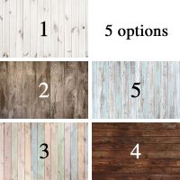 Vinyl Photo Background Photography Backdrops Vivid Color white brown Wood Floor Newborn Birthday Children Backdrop Background Shoes Accessories