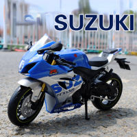 ขนาด1:12 SUZUKI โมเดลมอเตอร์ไซค์อัลลอย GSXR100R รถ Diecast ของเล่นสำหรับคอลเลกชันรถ Kids Toys