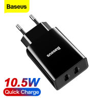 【♕】 C&amp;T e-Mart Mini Dual USB Charger สำหรับ12 11 Pro Adapter EU Plug Travel Wall Charger โทรศัพท์สำหรับ Mi Phone Charger