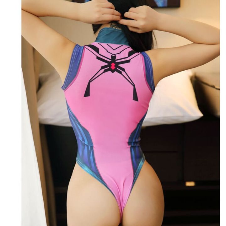 ชุดคอสเพลย์ซูคุมิซุสแปนเด็กซ์คอสเพลย์ชุดคอสเพลย์ผู้หญิง-ow-dva-เกมเซ็กซี่ชุดว่ายน้ำชุดว่ายน้ำชิ้นเดียว
