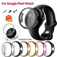 360° Full Plating TPU Case For Google Pixel Watch Screen Protector Cover For Google Pixel Watch 2022 Protective Shell Case