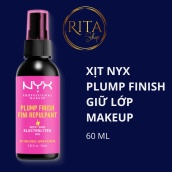 Xịt giữ lớp trang điểm makeup NYX Plump Finish Setting Spray - 60ml