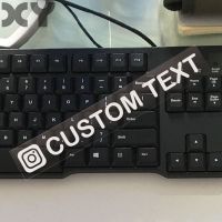 【CC】 Personalized Custom Text Instagram Username Car and Motorcycle Sticker Drop Shipping