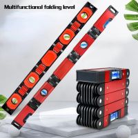 Highly Accurate Folding Level Aluminum Alloy Level Foldable Multifunctional Level Renovation Construction Measuring Hand Tools