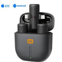 Wireless Lavalier Lapel Microphone for iPhone Android Smartphone PC Computer Live Streaming Youtube Recording Vlogging ME MIC-W1