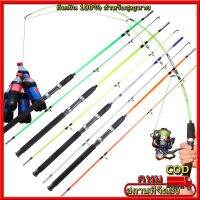 ?ส่งไวจากไทย?คุณภาพสูง 3.9ft 4.9ft 5.9ft Spinning Fishing Rod 2 Sections Rotary Fishing Rod EVA Handle Resin Fishing Rod