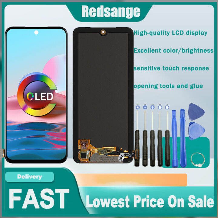 Redsange Oled Display Replacement For Redmi Note 10 4gredmi Note 10s