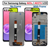 ต้นฉบับสำหรับ A037U LCD Samsung Galaxy A03s จอแสดงผลพร้อมดิจิไทเซอร์เทปกาวหน้าจอสัมผัสสำหรับจอแสดงผล A037U ของ Samsung