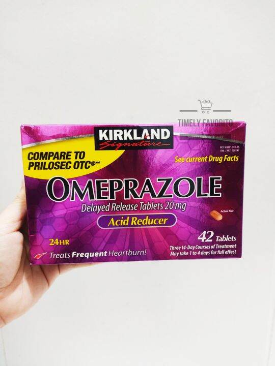 Kirkland Signature Omeprazole 20 mg., 42 Tablets Lazada PH