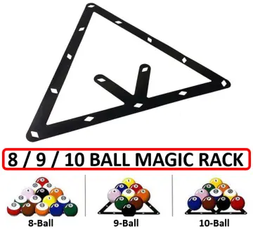 Kick-off Film Billiard Magic Rack 6pcs Nanomaterial Ball Holder