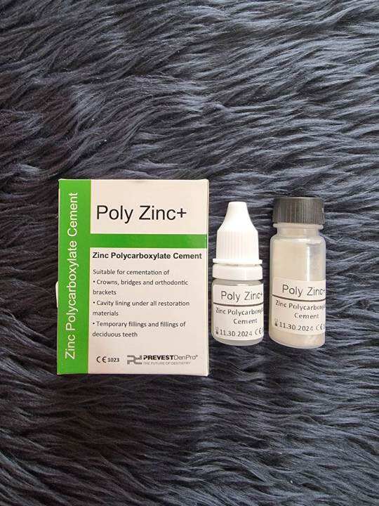 Dental restoration cement POLY ZINC + Lazada PH