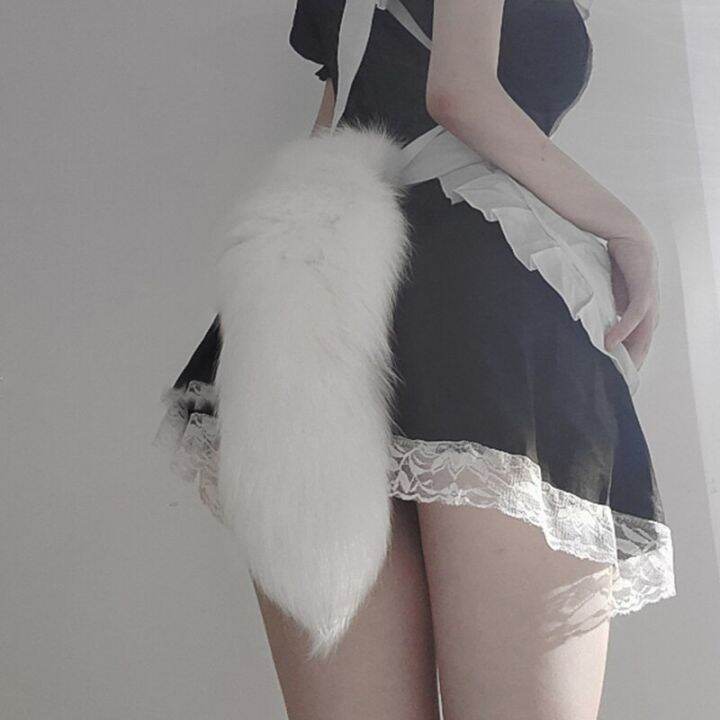 anime-lolita-fox-tail-masquerade-cosplay-prop-fox-ear-tail-plush-wolf-cat-ears-halloween-costume-accessories