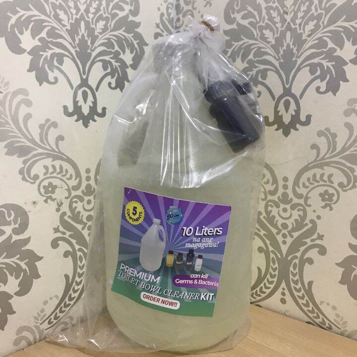 DIY Premium Toilet Bowl Cleaner Kit 10 liters yield with Lemon Scent