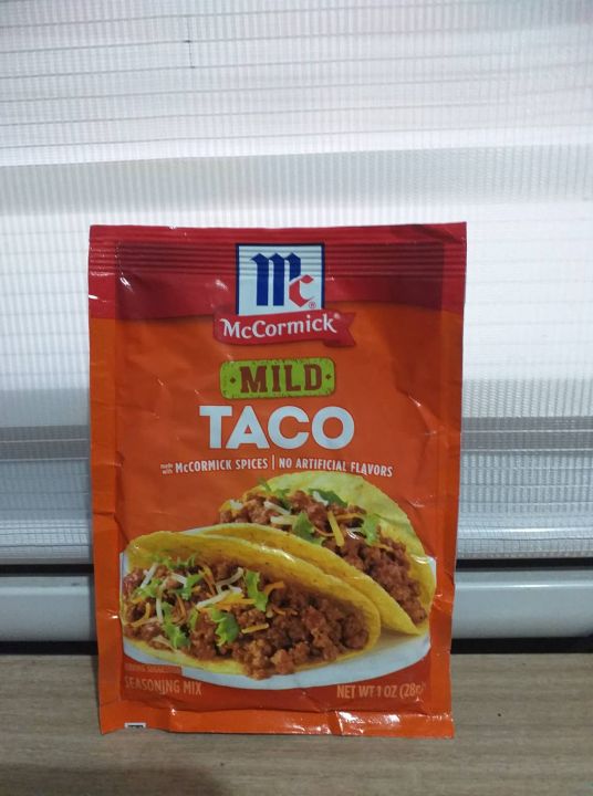 Mccormick Mild Taco Seasoning Mix28g Lazada Ph 7959