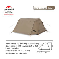 Naturehike Thailand เต็นท์ A-type roof off the ground automatic tent