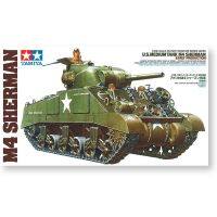 แบบจำลอง Tamiya 35190 1/35เราถังขนาดกลาง M4 Sherman ผลิตก่อน