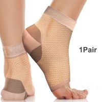 ถุงเท้า Plantar Fasciitis 1คู่กับข้อเท้าแผ่นรองเท้าปลอกรัดสวมแขนรั้งถุงเท้าเปิดนิ้วเท้าสำหรับบรรเทาอาการปวดเท้าบวม