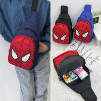 Spidermans Crossbody กระเป๋าสำหรับเด็กแฟชั่นการ์ตูนกระเป๋าชายหญิงกีฬา Babyfanny Pack อุปกรณ์เสริมหลวม Change