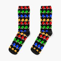 Ping Pong Pattern Table Tennis Socks Men Socks Cotton Mens Tennis