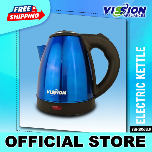 Vission Stainless Steel Electric Kettle 1.5L water kettle boiling water