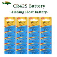 WLPFISHING แบตเตอรี่ CR425 20ชิ้น/ล็อตแพตกปลาแบตเตอรี่สำรองเซลล์เข็มลิเธียม3V ไฟกลางคืน