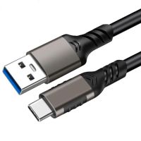 Usb A To Usb C 3.1/3.2 Gen 2สายเคเบิล10Gbps Usb แบบสั้นการถ่ายโอนข้อมูลสาย C พร้อม Qc 3.0สายชาร์จเร็ว