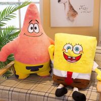 TIANCHUANG SpongeBob ตุ๊กตาน่ารักนุ่มของตกแต่งห้องเด็กปลอกหมอนฟิกเกอร์อนิเมะตุ๊กตาตุ๊กตาผ้าของเล่นยัดไส้ตุ๊กตา Stitch