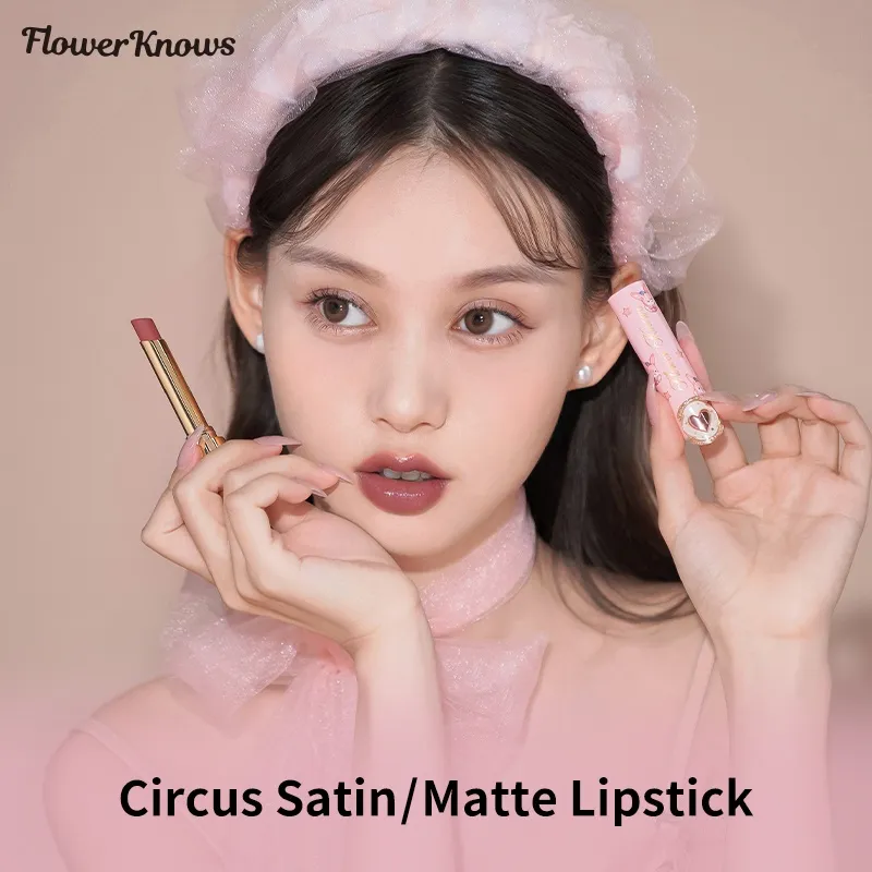 Flower Knows Circus Satin Lipstick - Macaroon 2G