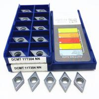 เครื่องมือกลึง DCMT11T304 NN LT10 คุณภาพสูง CNC คาร์ไบด์ภายนอกเครื่องกลึงชิ้นส่วนเครื่องมือเครื่องมือ DCMT 11T304 เม็ดมีดกัด