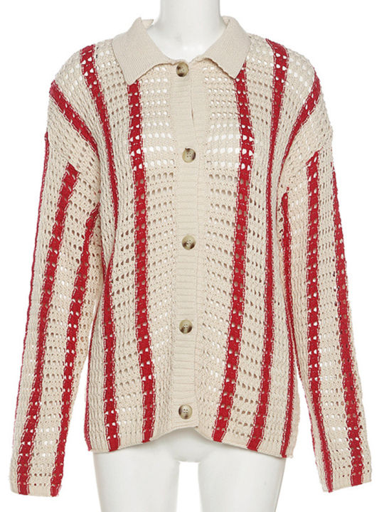 gitana-2022-autumn-knitted-long-sleeve-cardigan-women-red-stripe-loose-v-neck-oversized-sweater-tops-fashion-casual-pullover