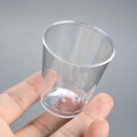 20PCS 30ml Plastic Shot Glass Disposable Shooter Cups Disposable Clear Plastic Shot Glasses Tumblers Jelly Cups Portable Cups