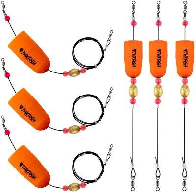 【YF】┅  1Pcs Thkfish Fishing Floating Wire Balsa Bobber Popping Tackle