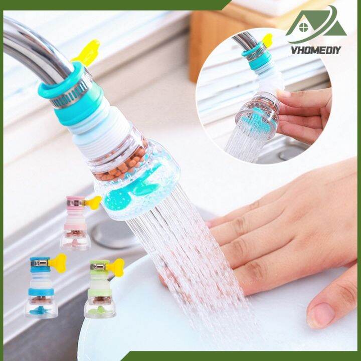 Faucet Water Filter Purifier Kitchen Faucet Extension Connector 360