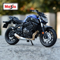 Maisto 1:12 2008 Yamaha MT-07ล้อแม็กแข่งรถจักรยานยนต์รุ่น D Iecast จำลองถนนรถจักรยานยนต์รุ่นเก็บเด็กของเล่นของขวัญ