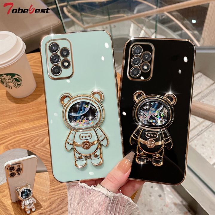 space-bear-plating-phone-bracket-case-for-samsung-galaxy-a12-a22-a32-a42-a52-a72-a52s-a13-a33-a53-a73-a82-4g-5g-silicone-cover