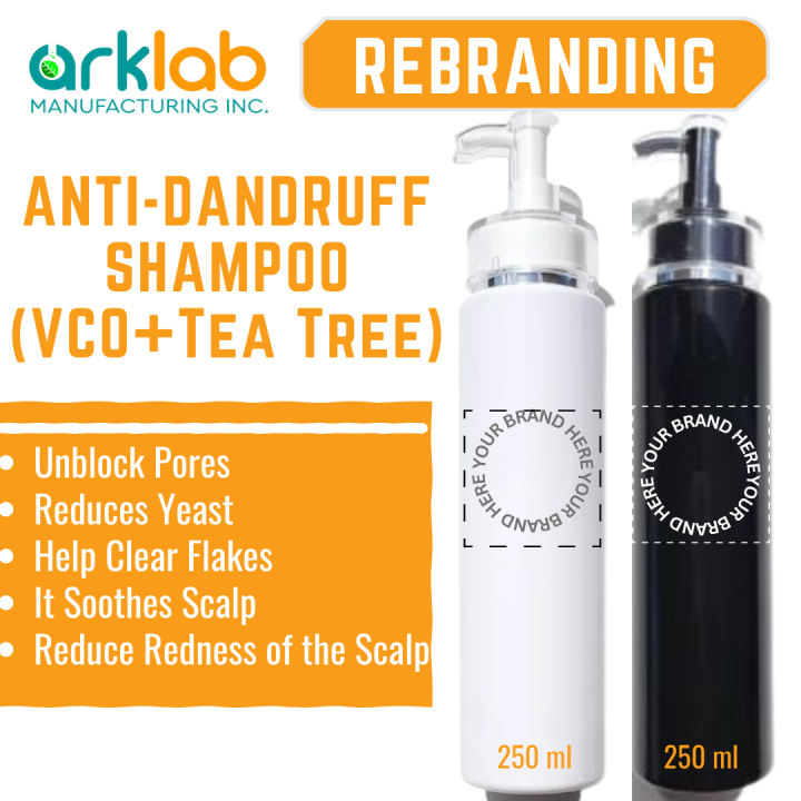 Antidandruff shampoo, Rebranding with Tea Tree plus VCO affordable