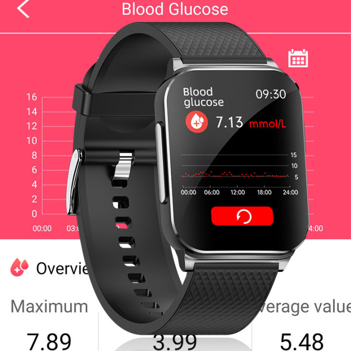 2023นาฬิกาอัจฉริยะใหม่สำหรับผู้ชาย-ep03กลูโคสอัจฉริยะ-horloge-ecg-hrv-bloed-suiker-mmol-drug-zuurstof-จอมอนิเตอร์ปลอกแขนอัจฉริยะ-lichaamstemperatuur-สายรัดข้อมือฟิตเนส