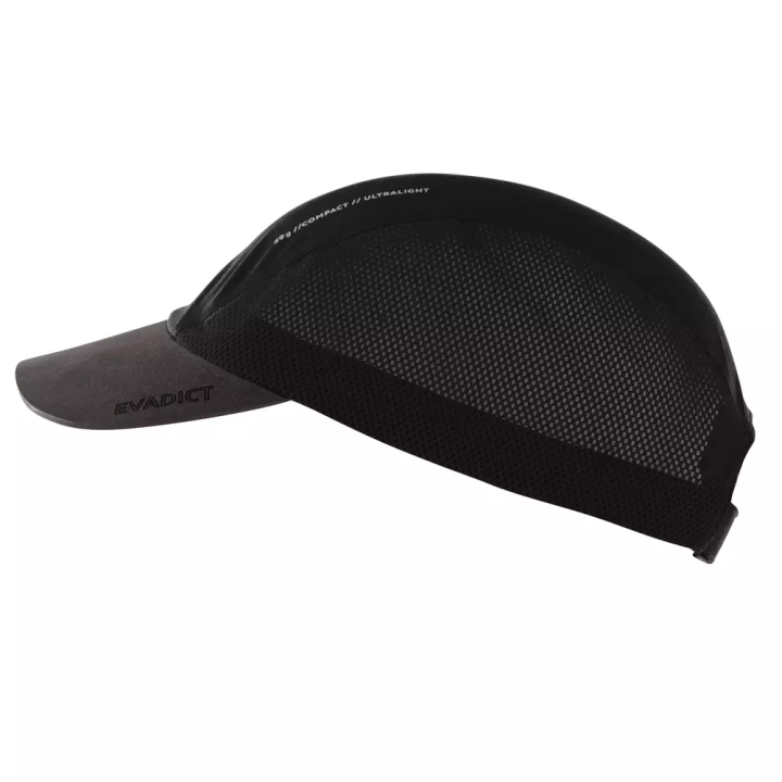 kalenji-หมวกที่มีความยืดหยุ่นสำหรับใส่วิ่งเทรล-หมวกใส่วิ่ง-มีผ้าปิดคอแบบถอดออกได้-ปรับขนาดได้ตั้งแต่-54-61-ซม-ระบายอากาศได้ดี