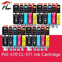 PGI-570 PGI570เครื่องพิมพ์,ที่รองรับตลับหมึก CLI-571สำหรับ Canon PIXMA MG5750 MG5751 MG5752 MG5753 MG6850 MG6851 MG6852